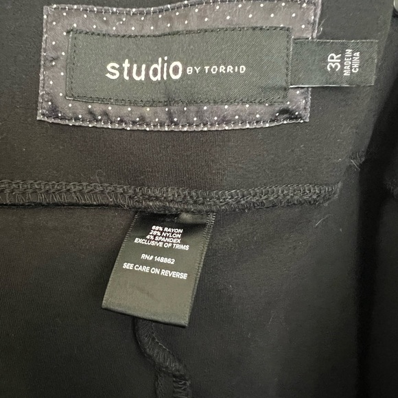 Tummy slimming panel studio size 3 ponte stretch pants - Picture 3 of 3